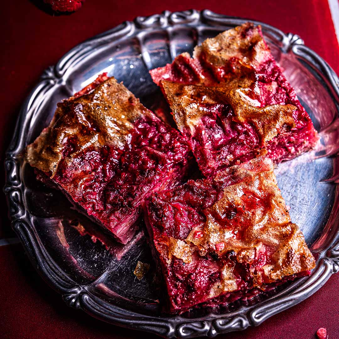 Domaća pita sa malinama