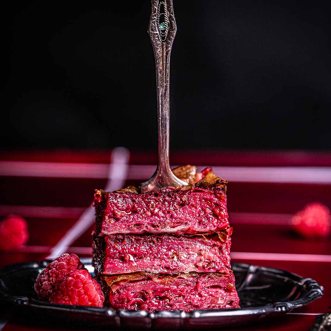 Domaća pita sa malinama