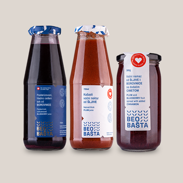 PAKET PROIZVODA OD ŠLJIVE I BOROVNICE