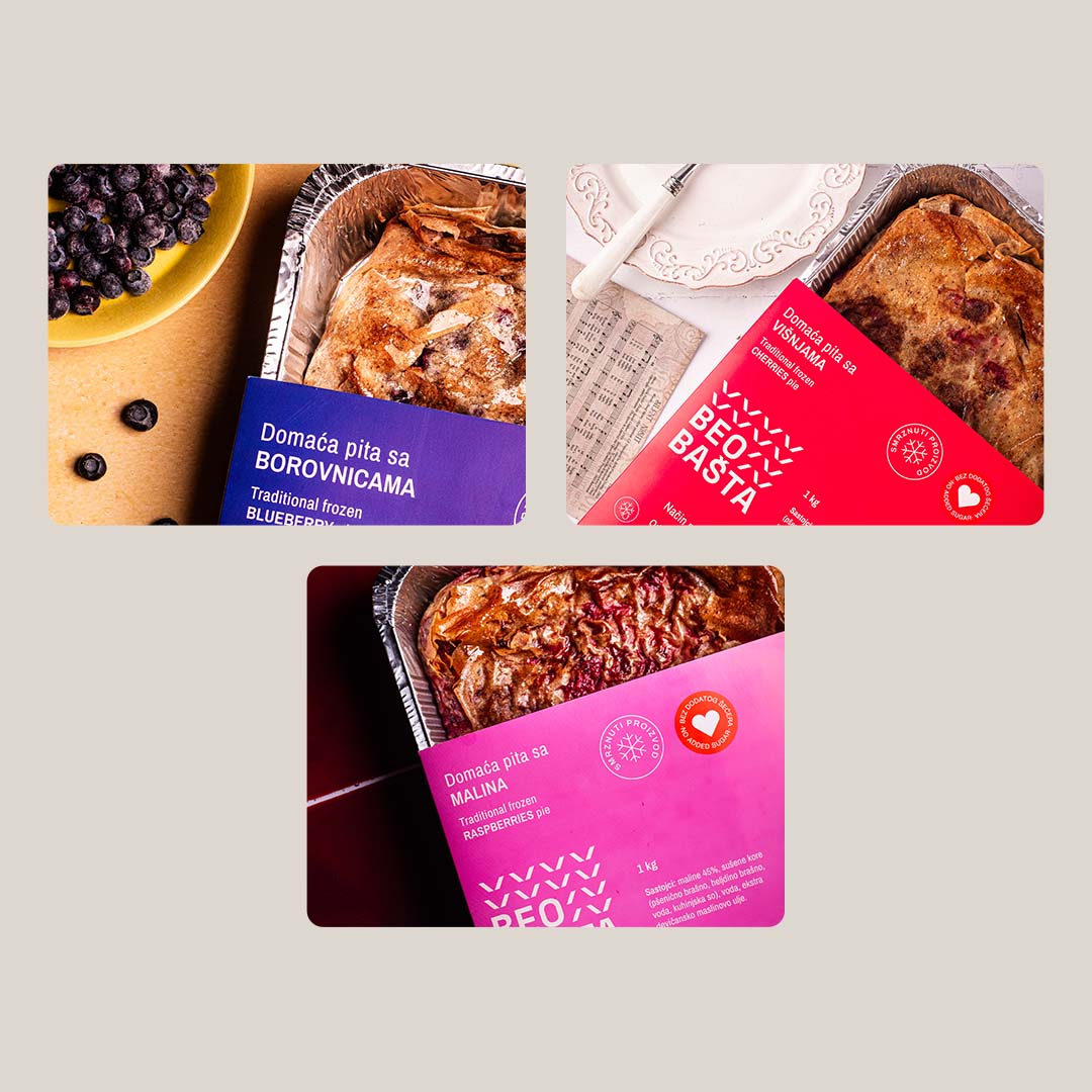 Paket posnih slatkih pita