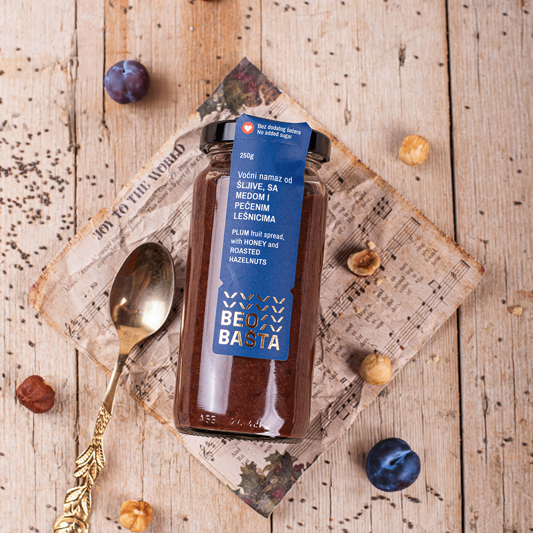 Namaz od šljive sa lešnikom i medom