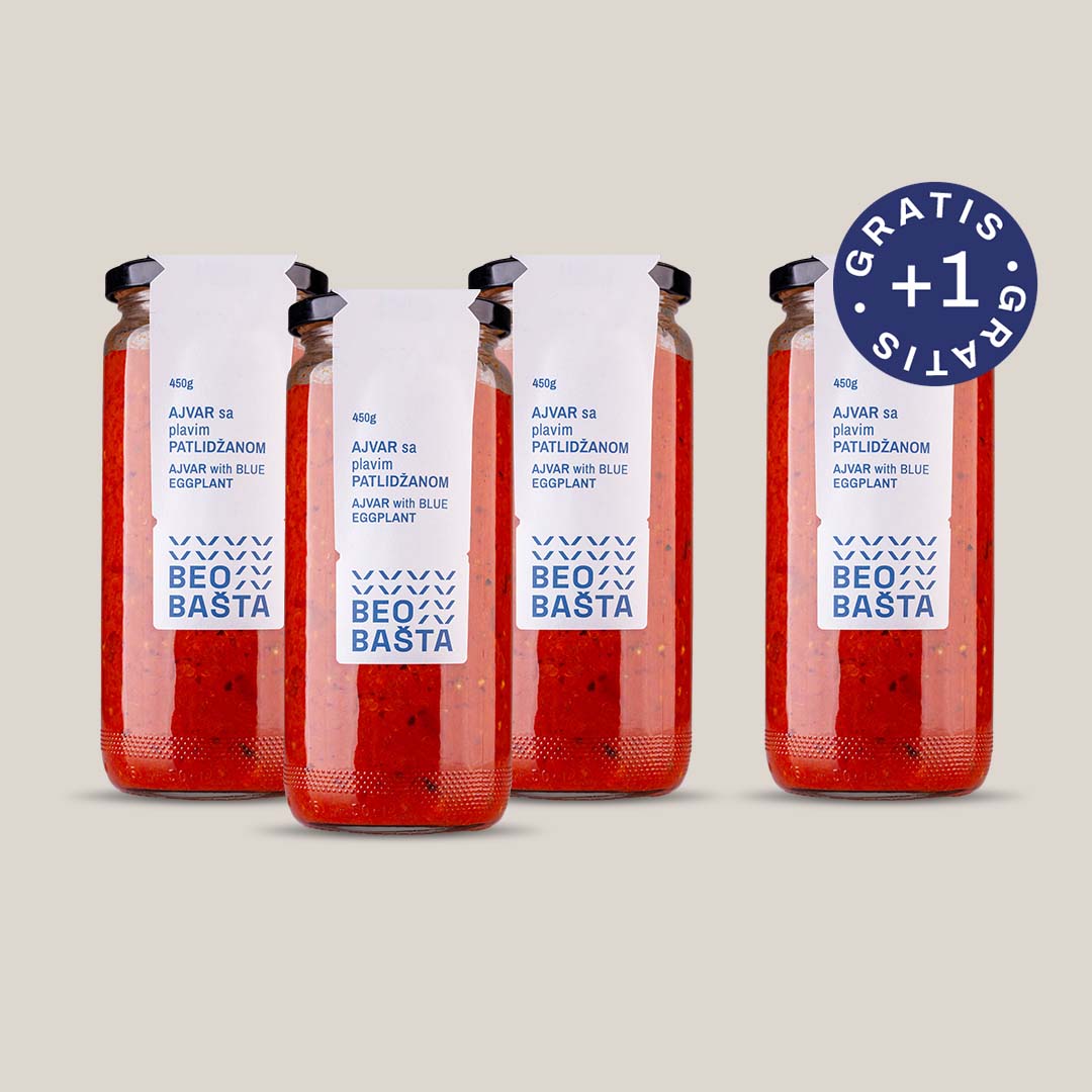 Ajvar sa plavim patlidžanom 3+1 GRATIS