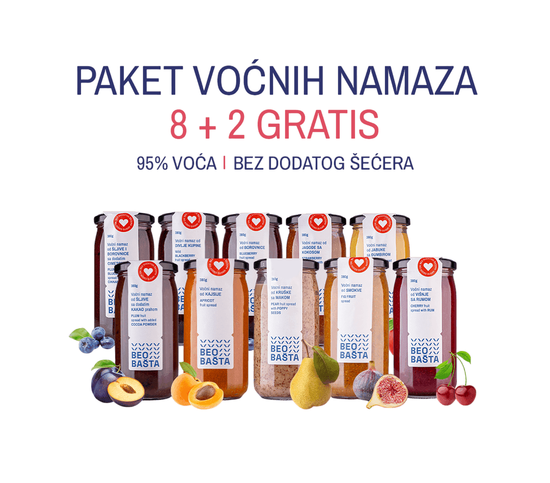 Paket voćnih namaza 8+2 gratis